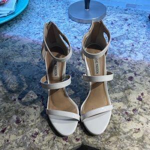 White Steve Madden Heels